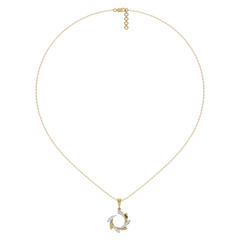 Cocktail Swirl - Lab Diamond Pendant Necklace