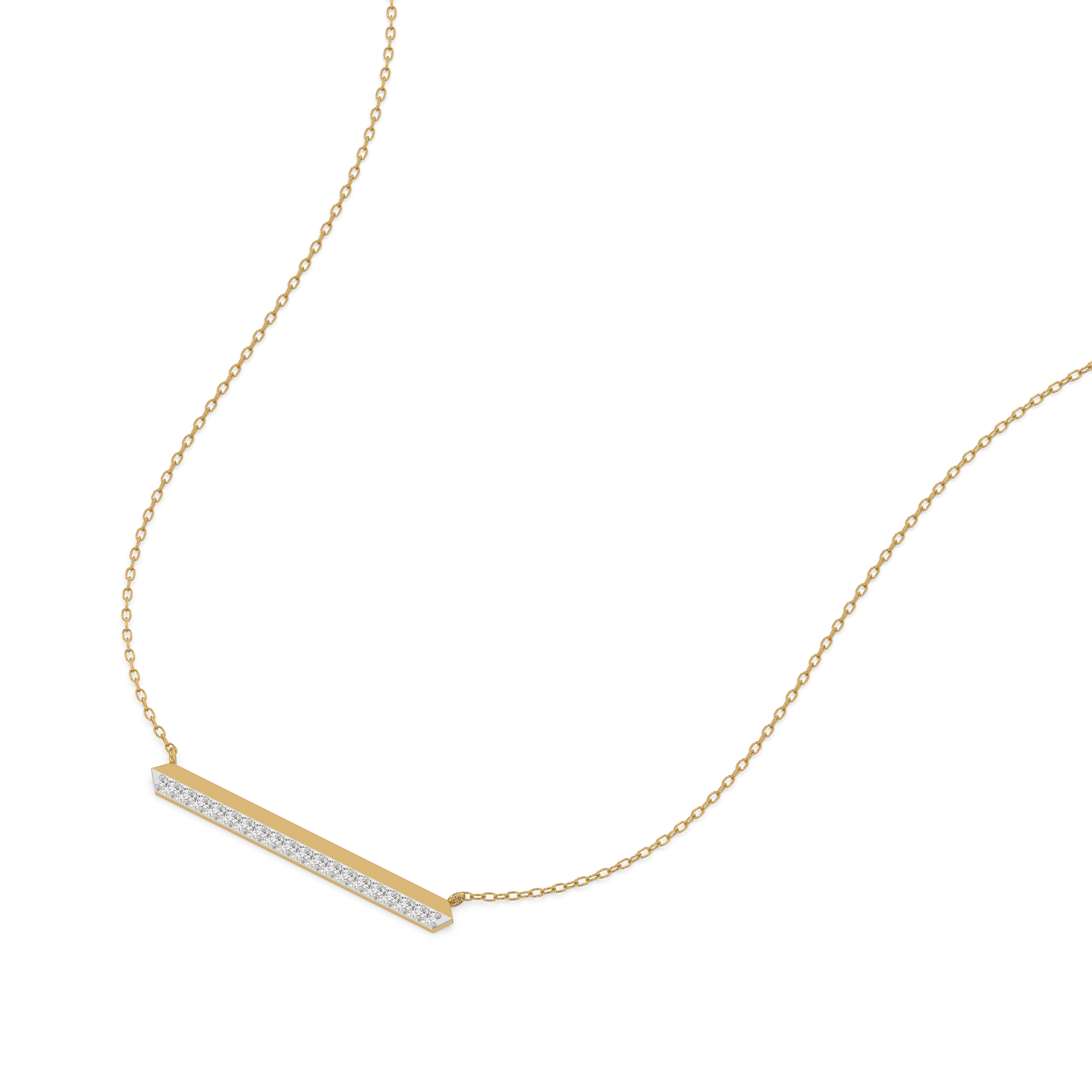 Power Play - Lab Diamond Necklace Secondary image