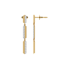 Power Play Drops - Lab Diamond Earrings