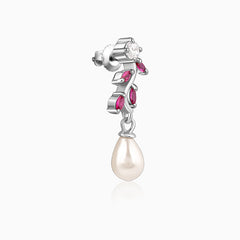Silver Leia Pearl Set