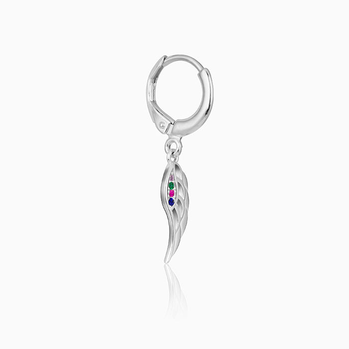 Silver Wings In The Air Earrings