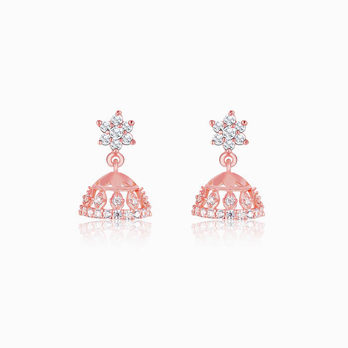 Rose Gold Enticing Jhumki