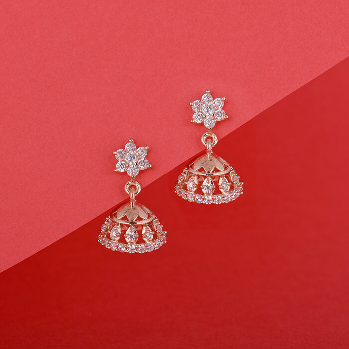 Rose Gold Enticing Jhumki