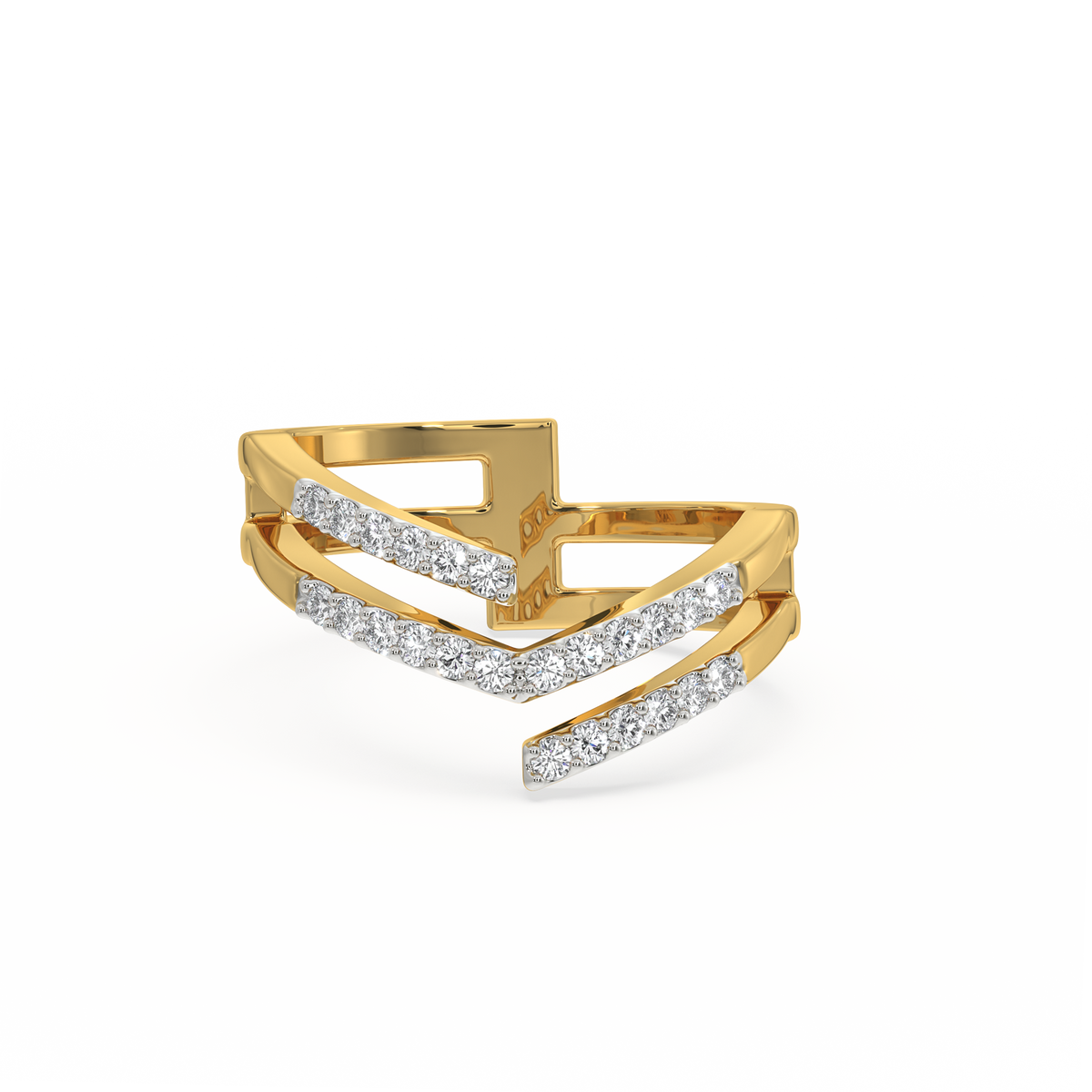 Edge Bold - Lab Diamond Cocktail Ring