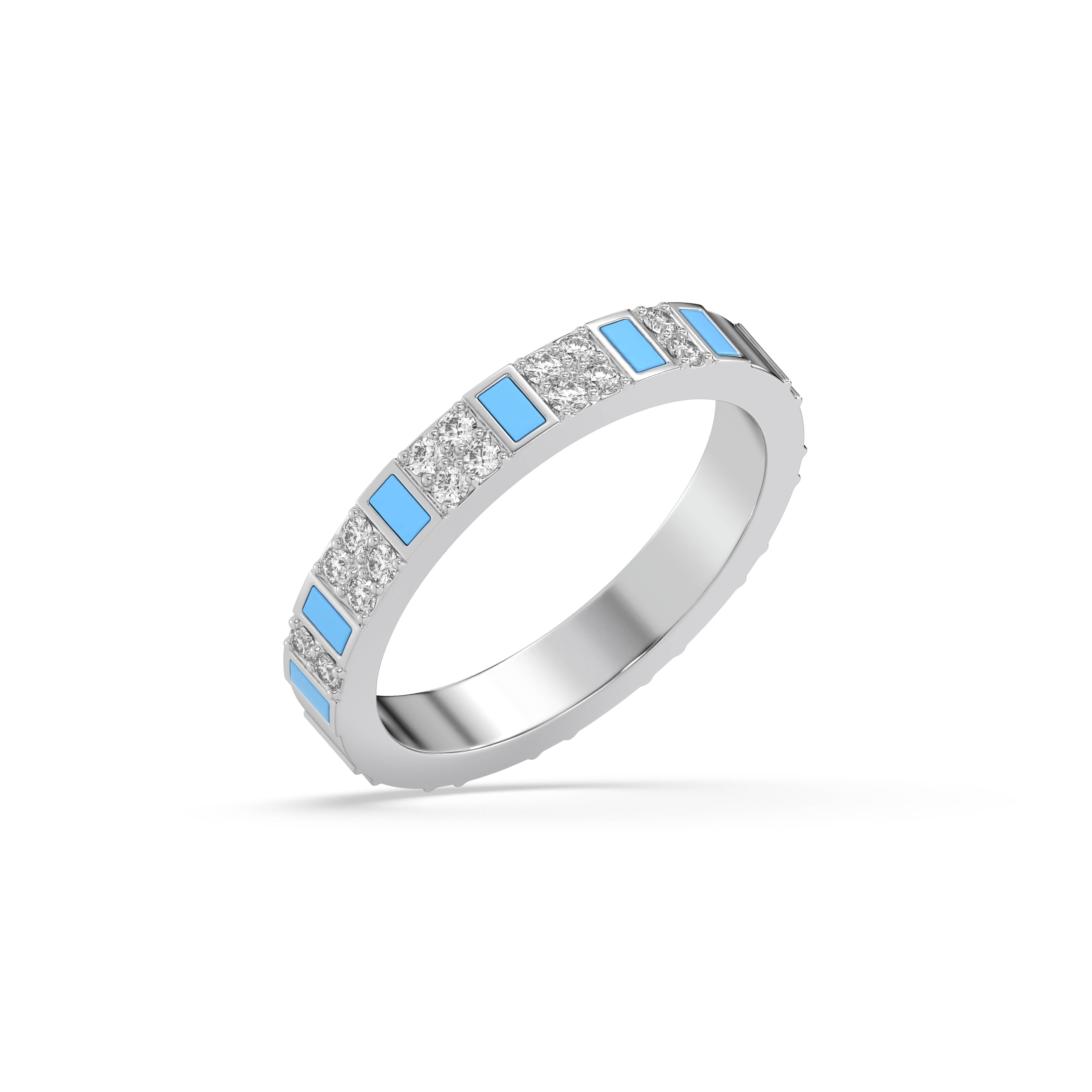 Enamel - Lab Diamond Horizon Ring