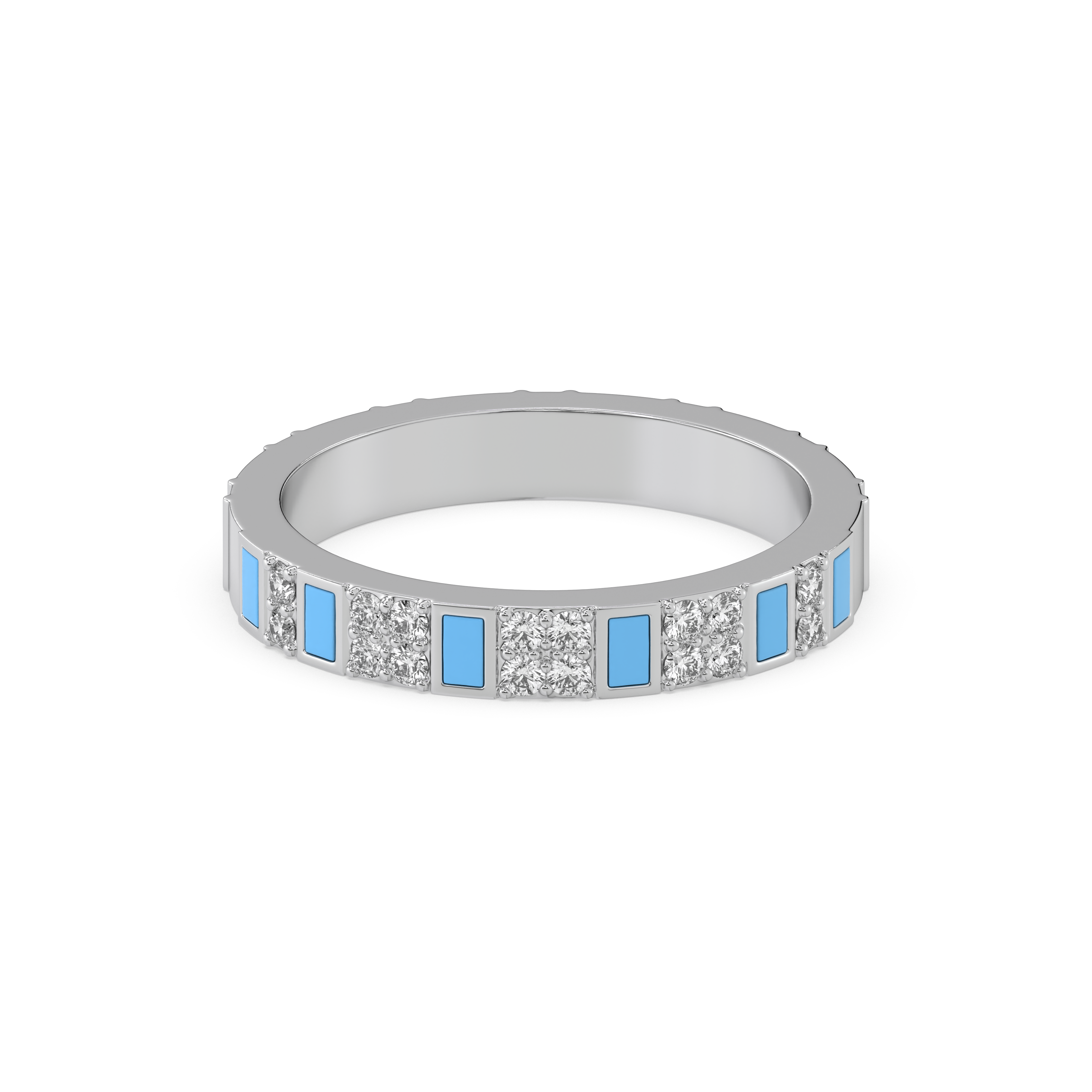 Enamel - Lab Diamond Horizon Ring