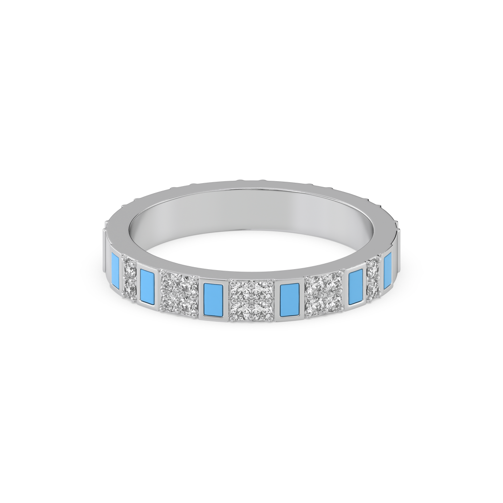 Enamel - Lab Diamond Horizon Ring