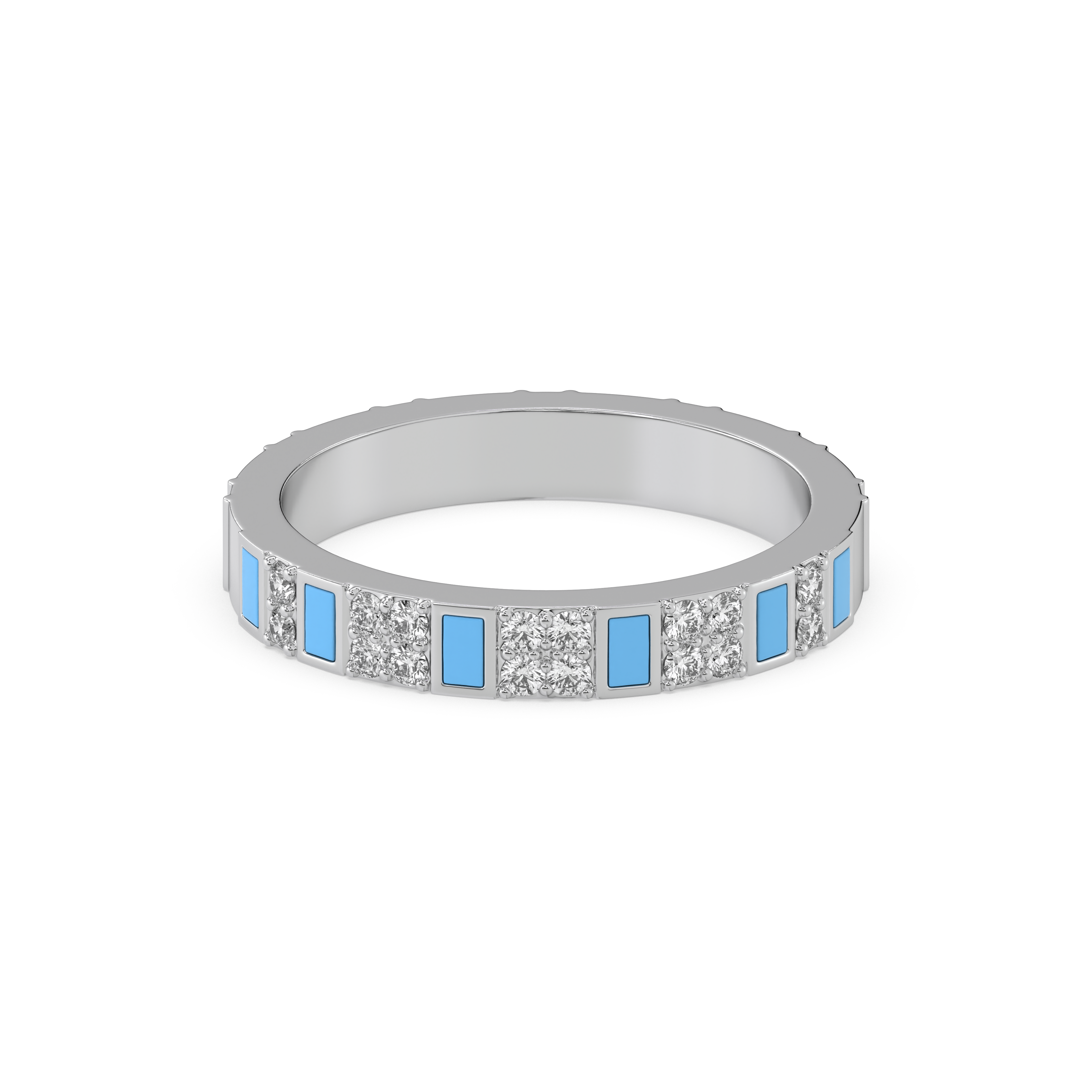 Enamel - Lab Diamond Horizon Ring
