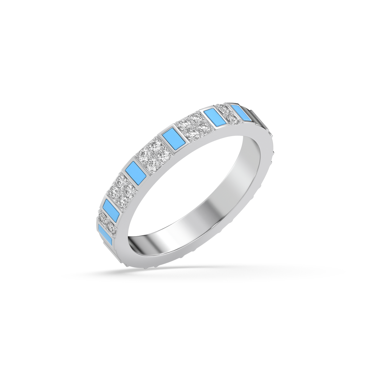 Enamel - Lab Diamond Horizon Ring