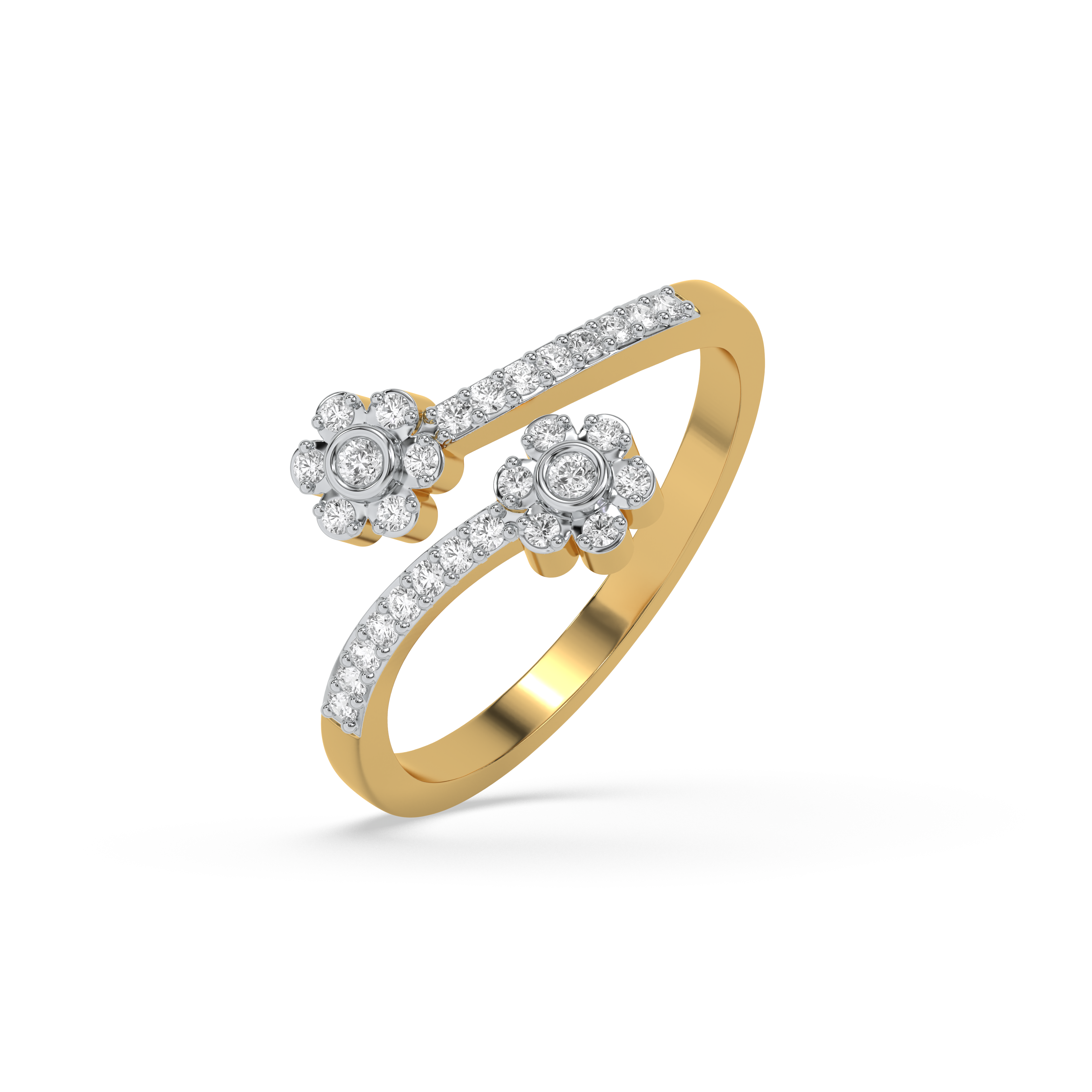 Eternal Bloom - Lab Diamond Open Top Ring Secondary image