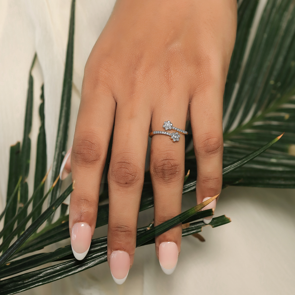 Eternal Bloom - Lab Diamond Open Top Ring