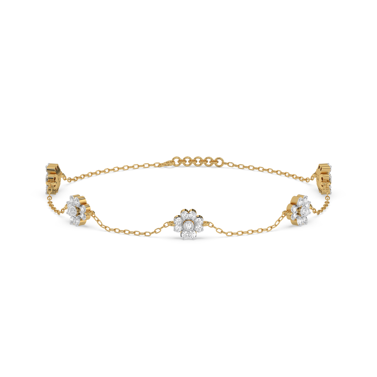 Eternal Bloom - Lab Diamond Station Bracelet