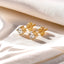 Golden Edge - Lab Diamond Solitaire Earrings