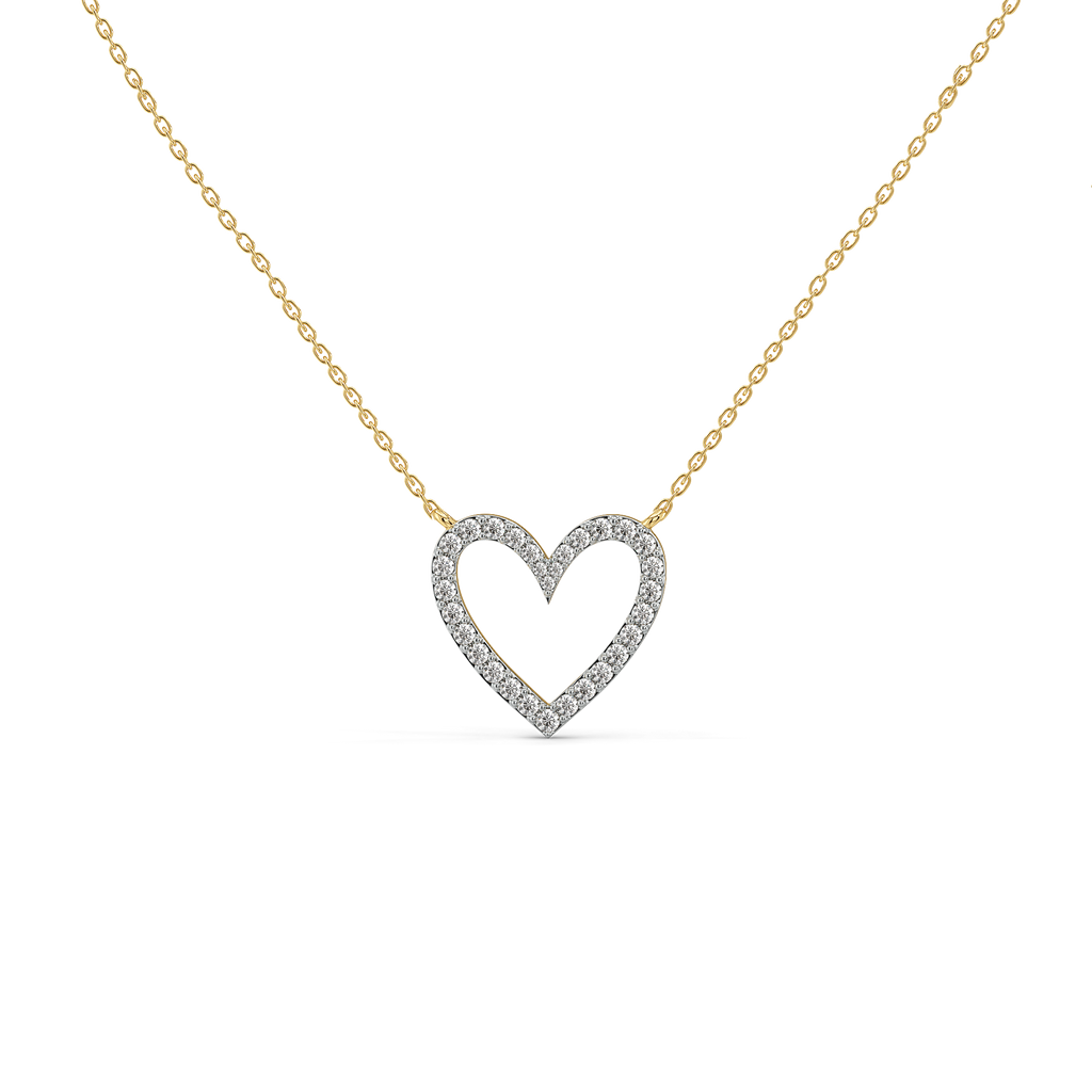 Everlasting Heart - Lab Diamond Necklace