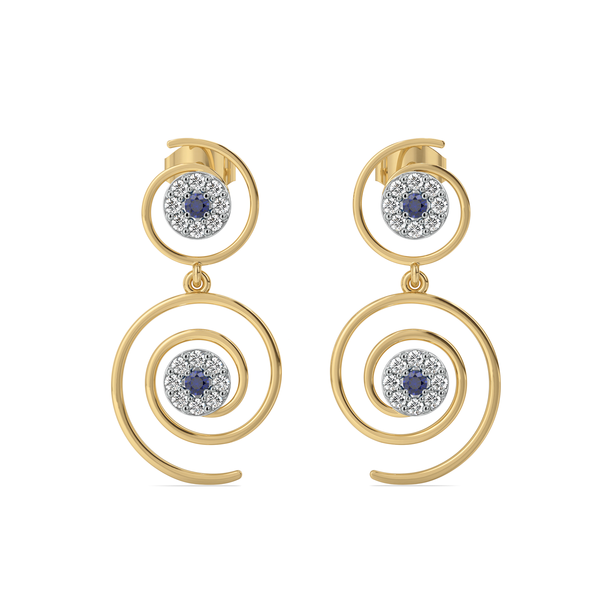 Evil Eye Elixir - Lab Diamond Drop Earrings