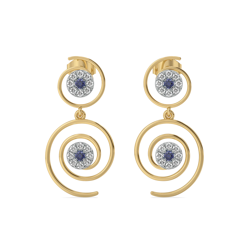 Evil Eye Elixir - Lab Diamond Drop Earrings