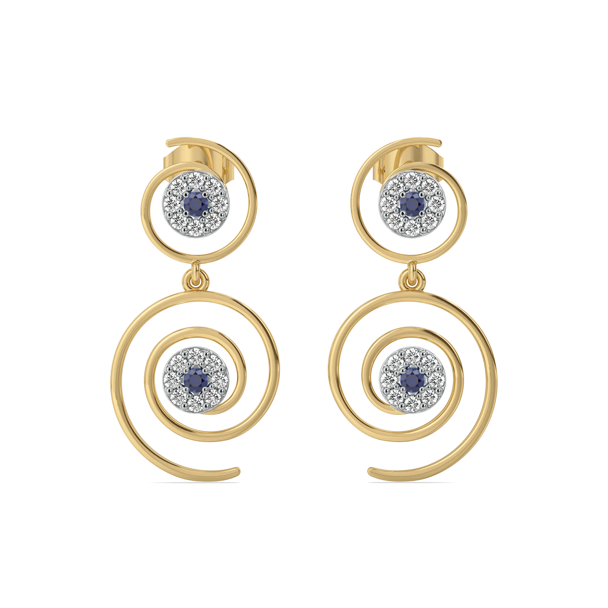 Evil Eye Elixir - Lab Diamond Drop Earrings Main image