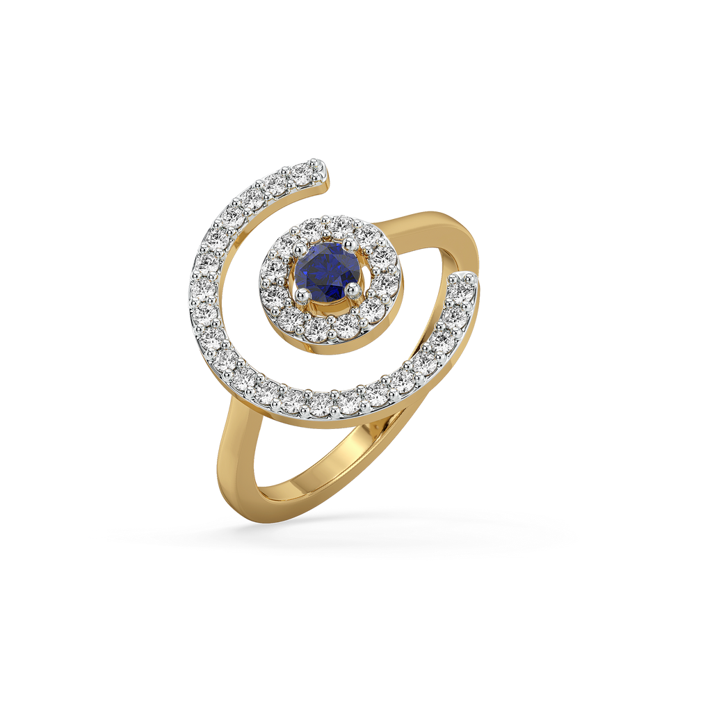 Evil Eye - Lab Diamond Ring