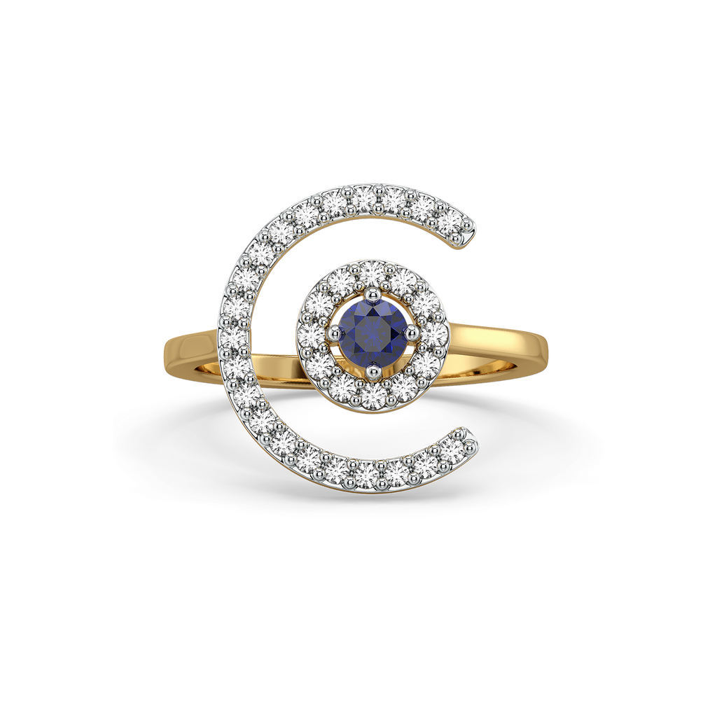 Evil Eye - Lab Diamond Ring