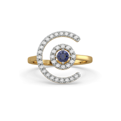 Evil Eye - Lab Diamond Ring