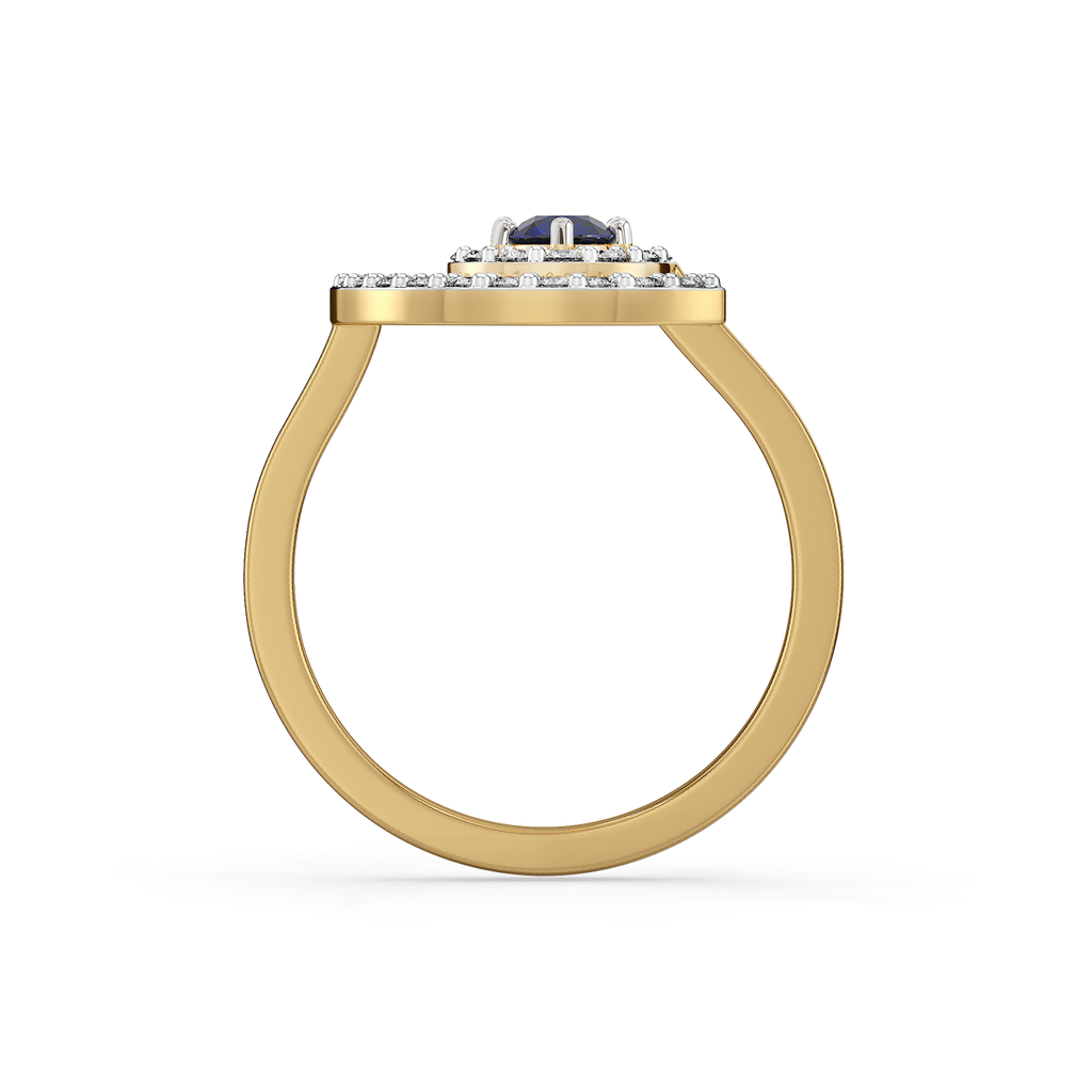 Evil Eye - Lab Diamond Ring