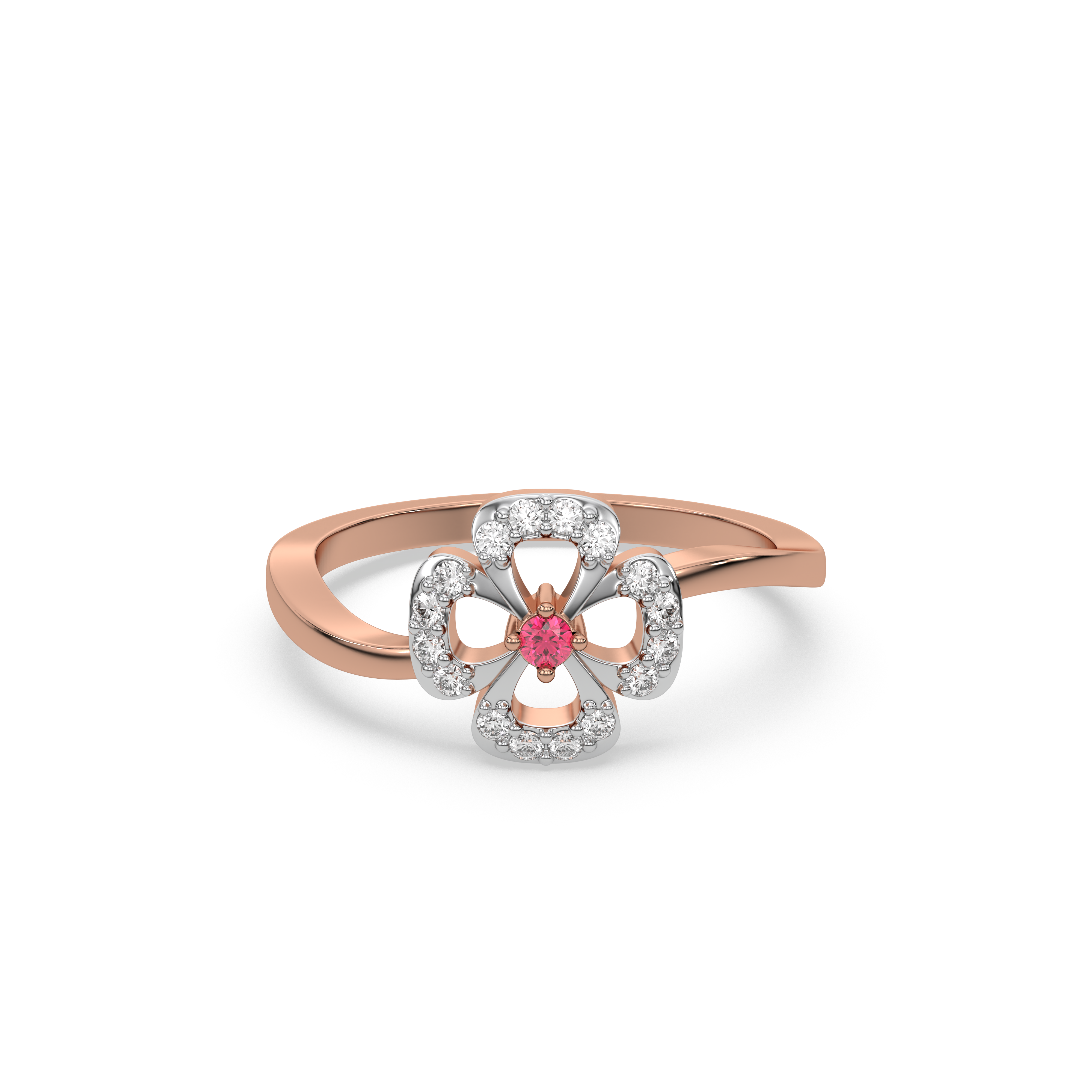 Fleur de Luxe - Lab Diamond Fashion Ring
