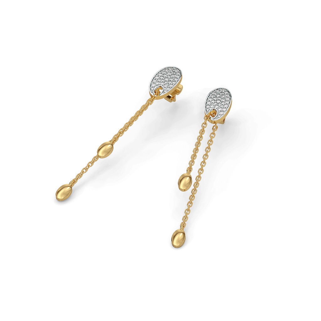 FlexiLink - Lab Diamond Drop Earrings