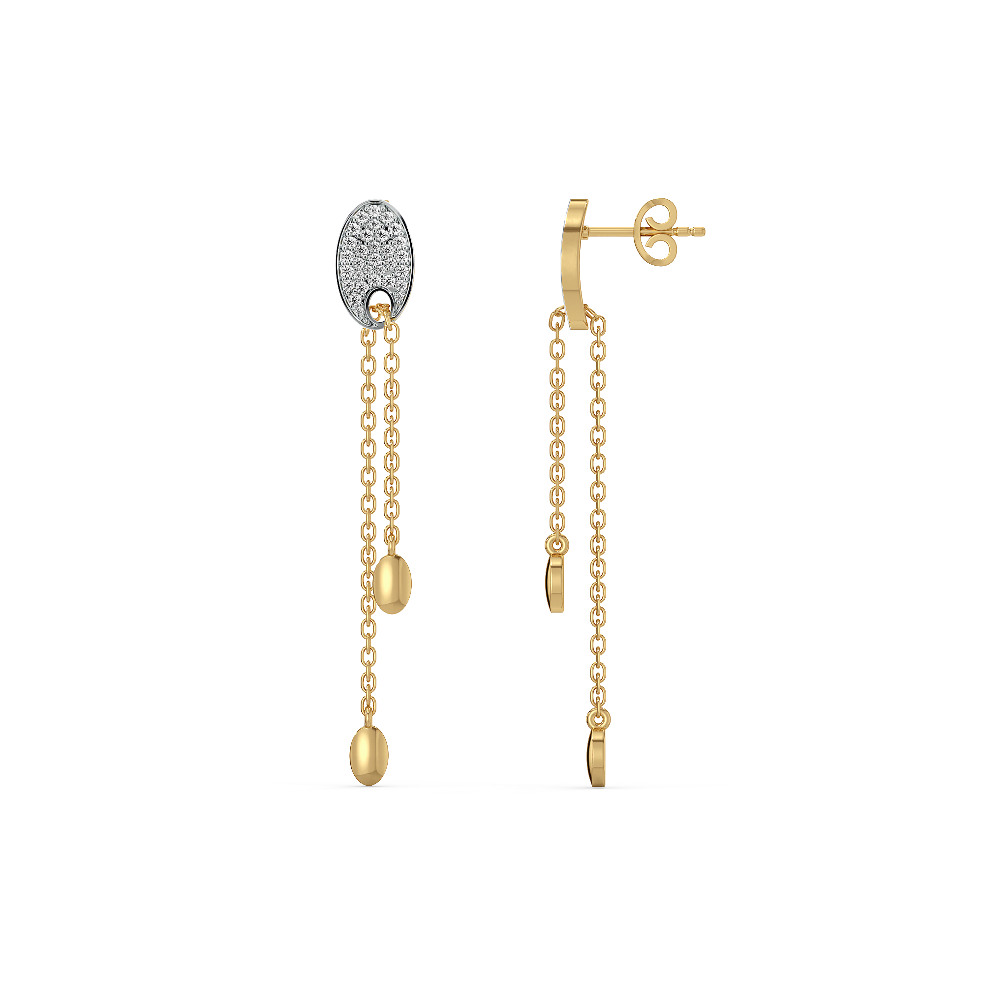 FlexiLink - Lab Diamond Drop Earrings