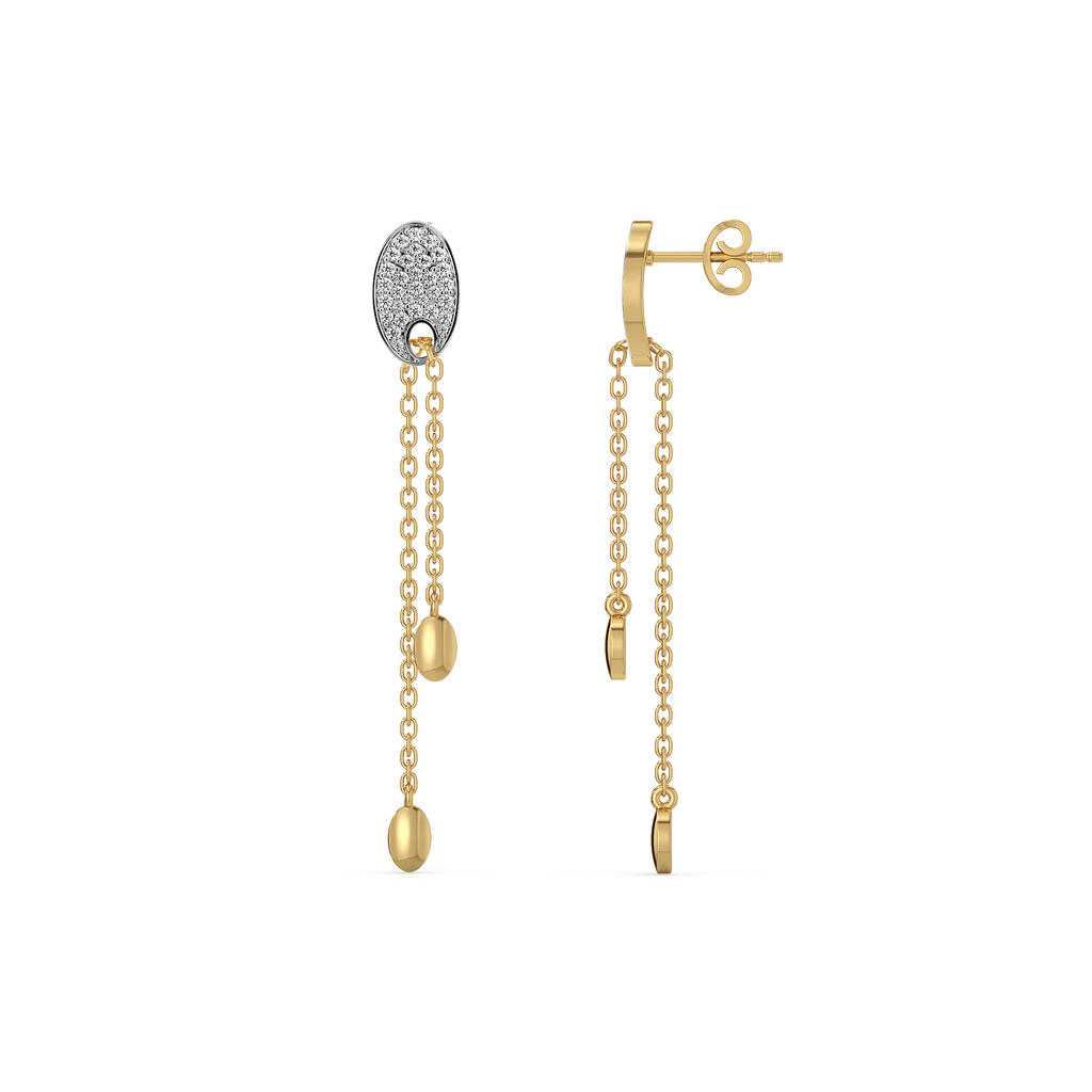 FlexiLink - Lab Diamond Drop Earrings