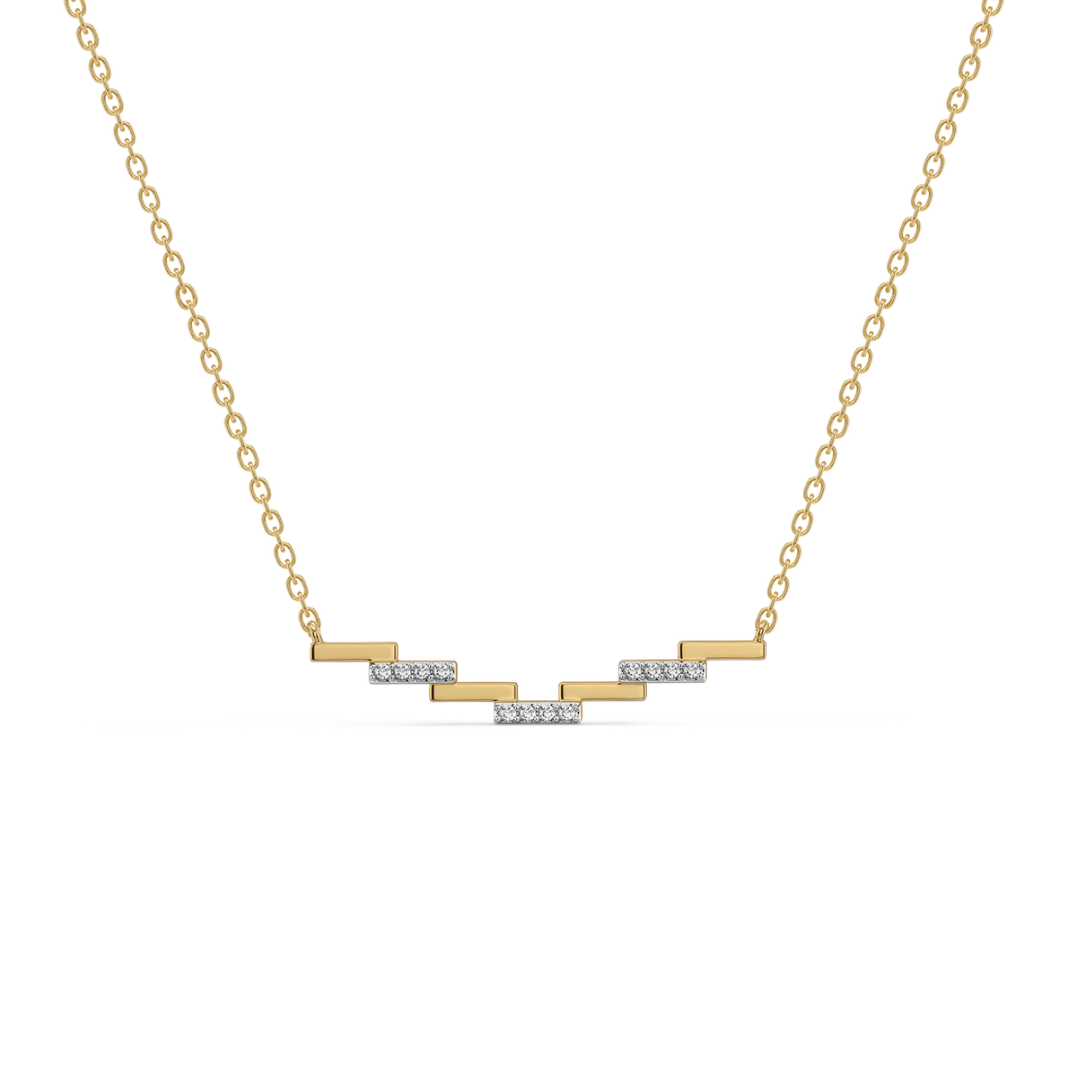 Floating Staircase - Lab Diamond Necklace