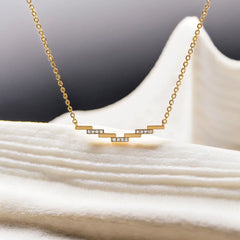 Floating Staircase - Lab Diamond Necklace