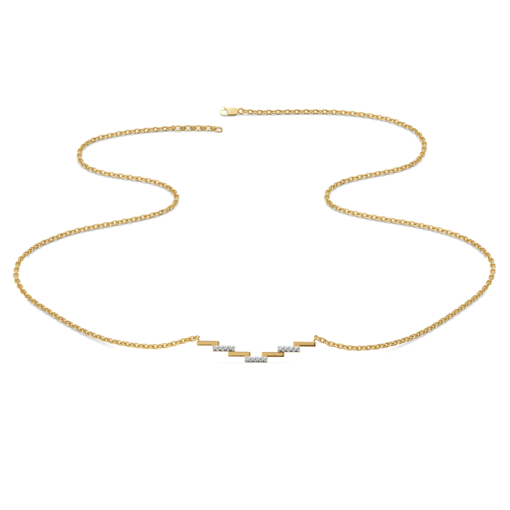 Floating Staircase - Lab Diamond Necklace