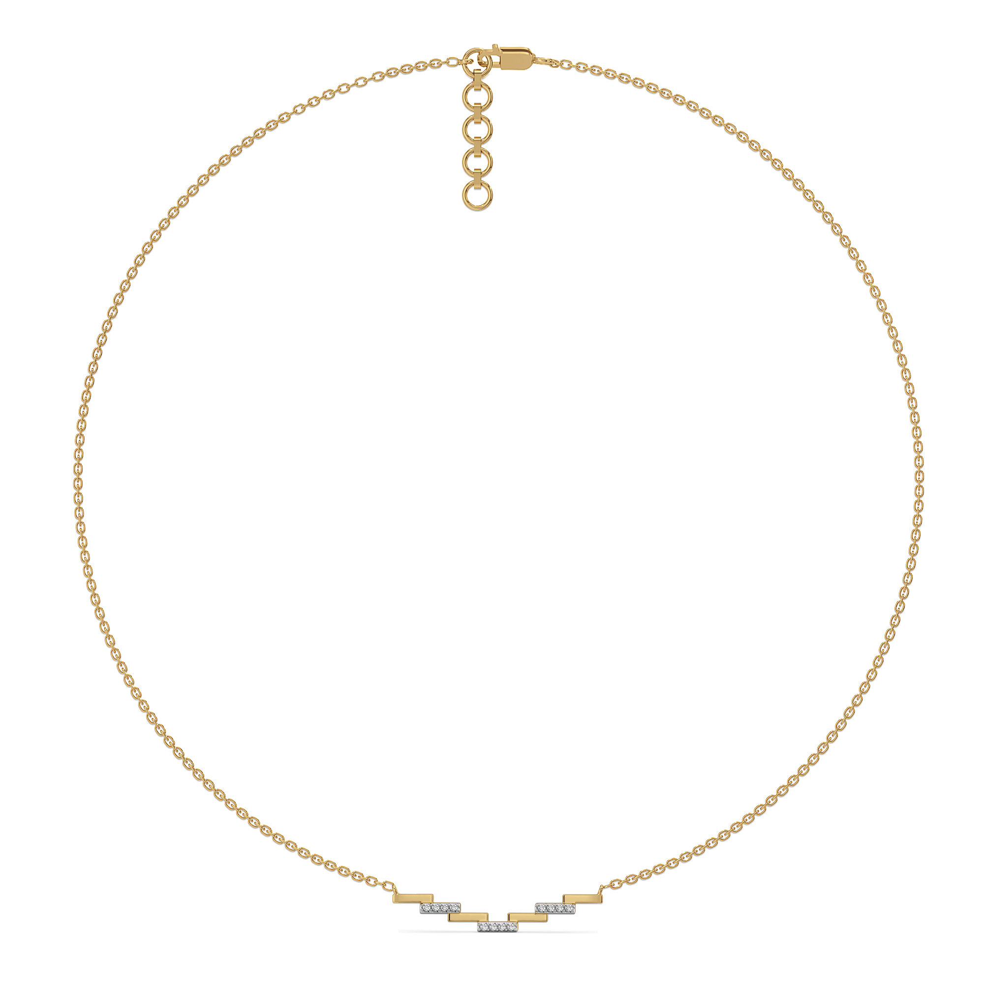 Floating Staircase - Lab Diamond Necklace