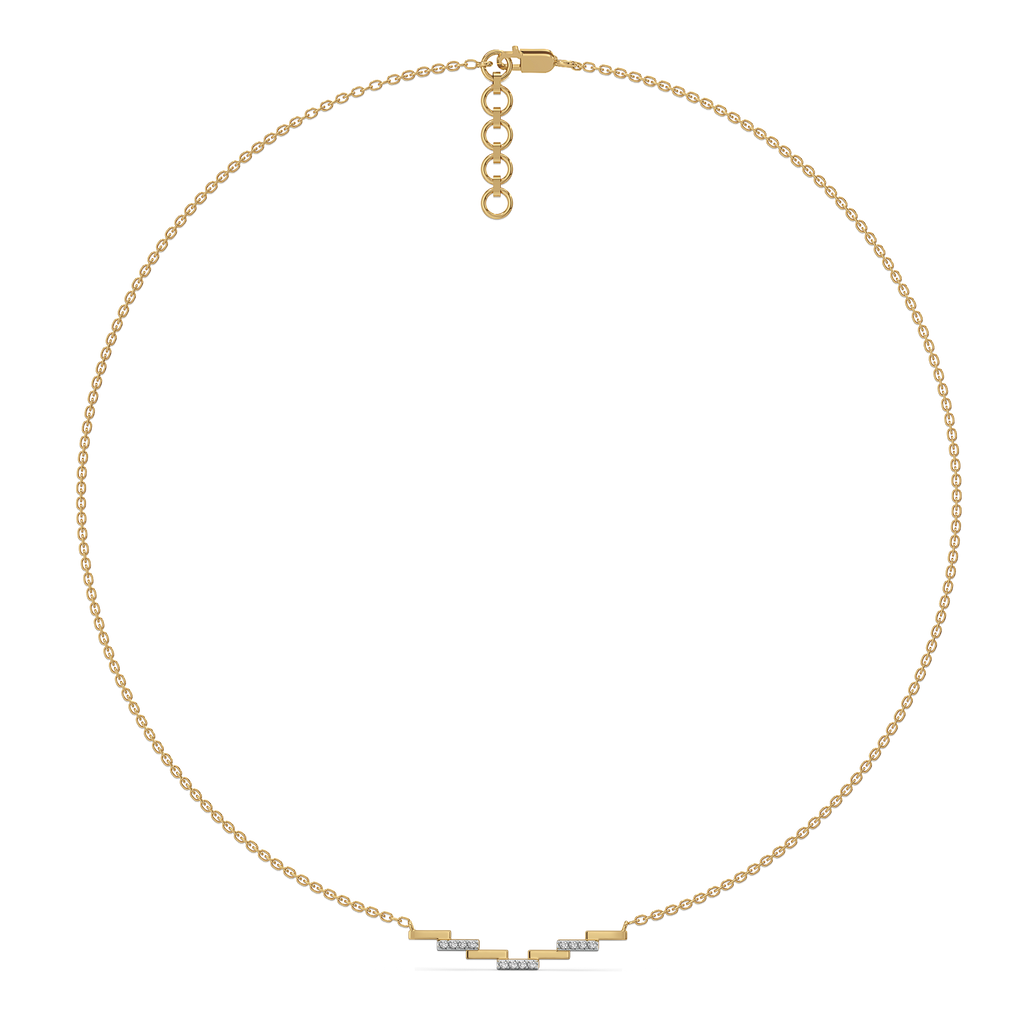 Floating Staircase - Lab Diamond Necklace