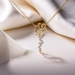 Flora Dewdrops - Lab Diamond Necklace