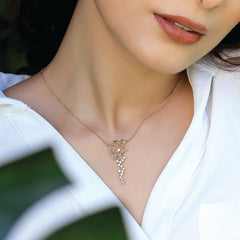 Flora Dewdrops - Lab Diamond Necklace