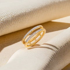 Fusion - Lab Diamond Band Ring