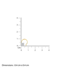 Gold Forevera Diamond Nopsepin