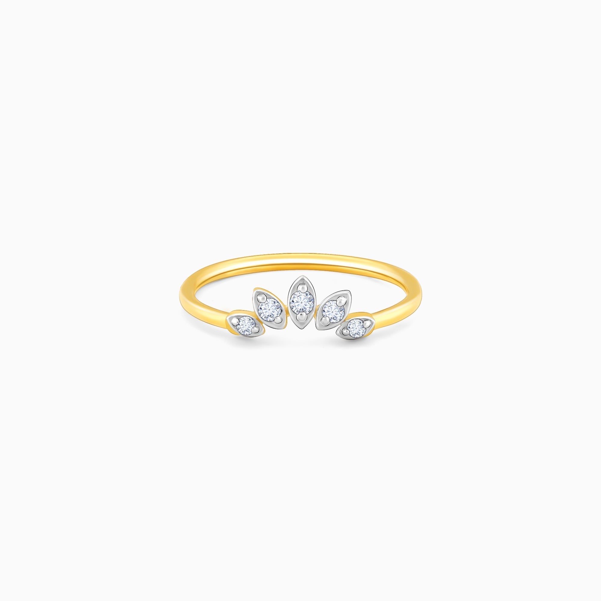 Gold Sun Dance Diamond Ring