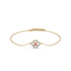 Grace Blossom - Lab Diamond & Ruby Bracelet