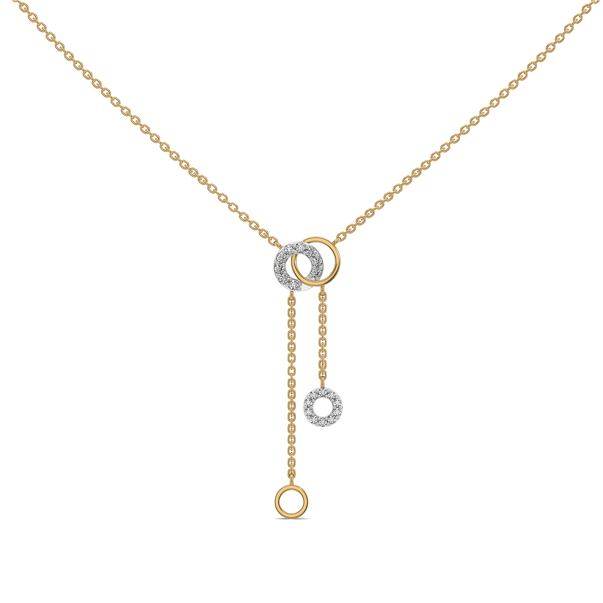 Circle of Dazzle - Lab Diamond Necklace