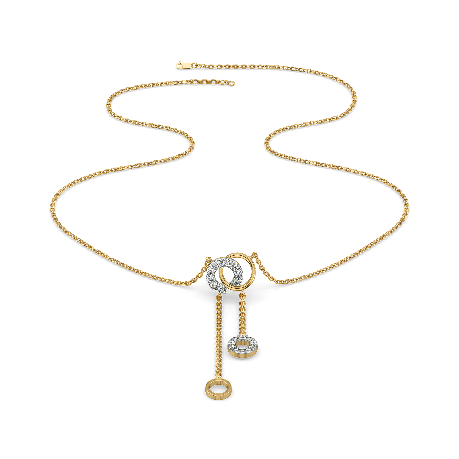 Circle of Dazzle - Lab Diamond Necklace