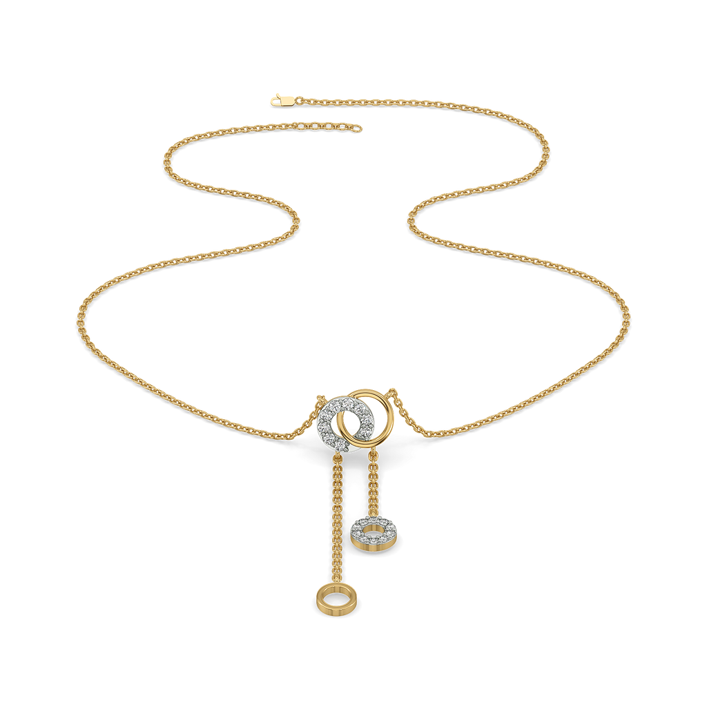 Circle of Dazzle - Lab Diamond Necklace