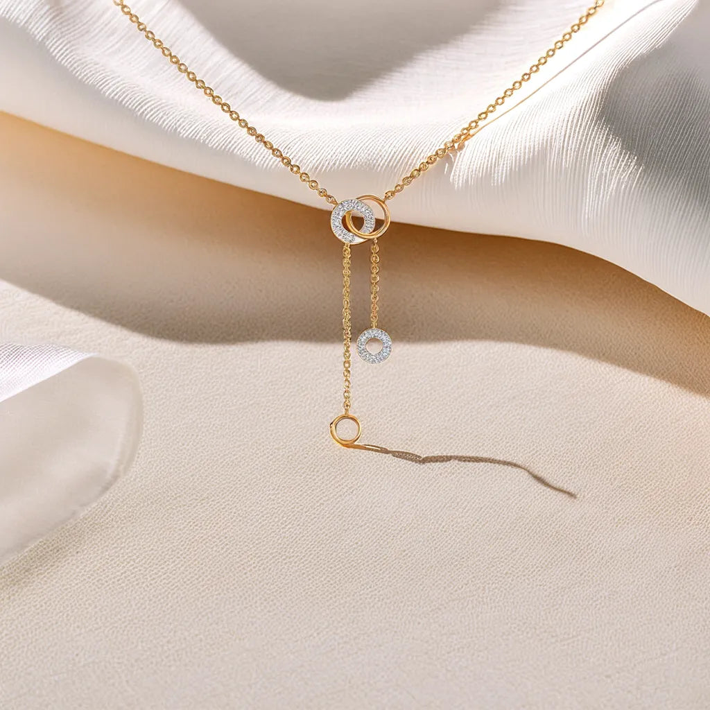 Circle of Dazzle - Lab Diamond Necklace