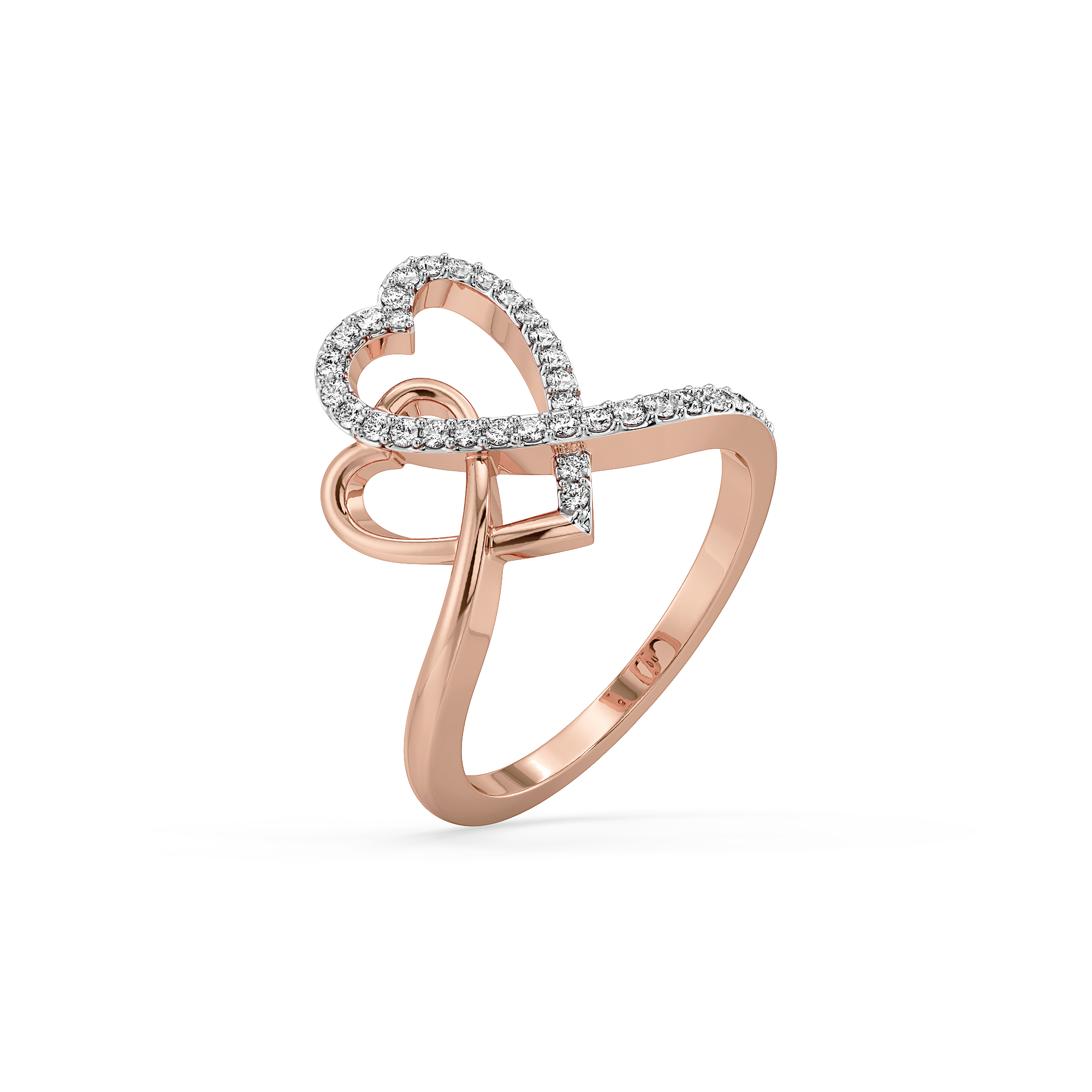 Heart Entwined - Lab Diamond Fashion Ring