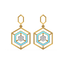 Hexa Glam - Lab Diamond Drop Earrings