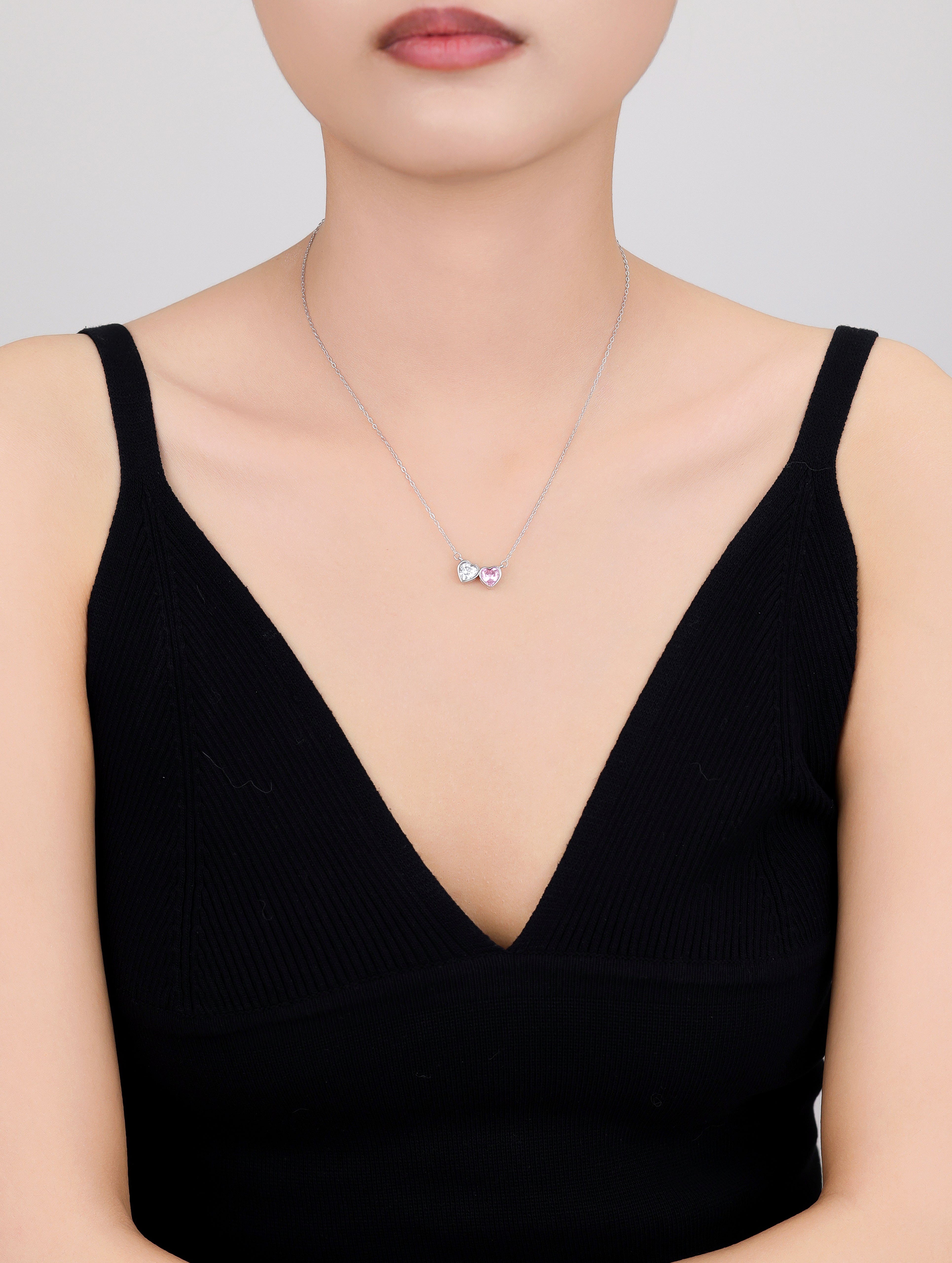 TwinHearts™ 925 Sterling Silver Love Pendant