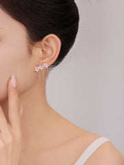 BlossomDrape™ 925 Sterling Silver Earrings