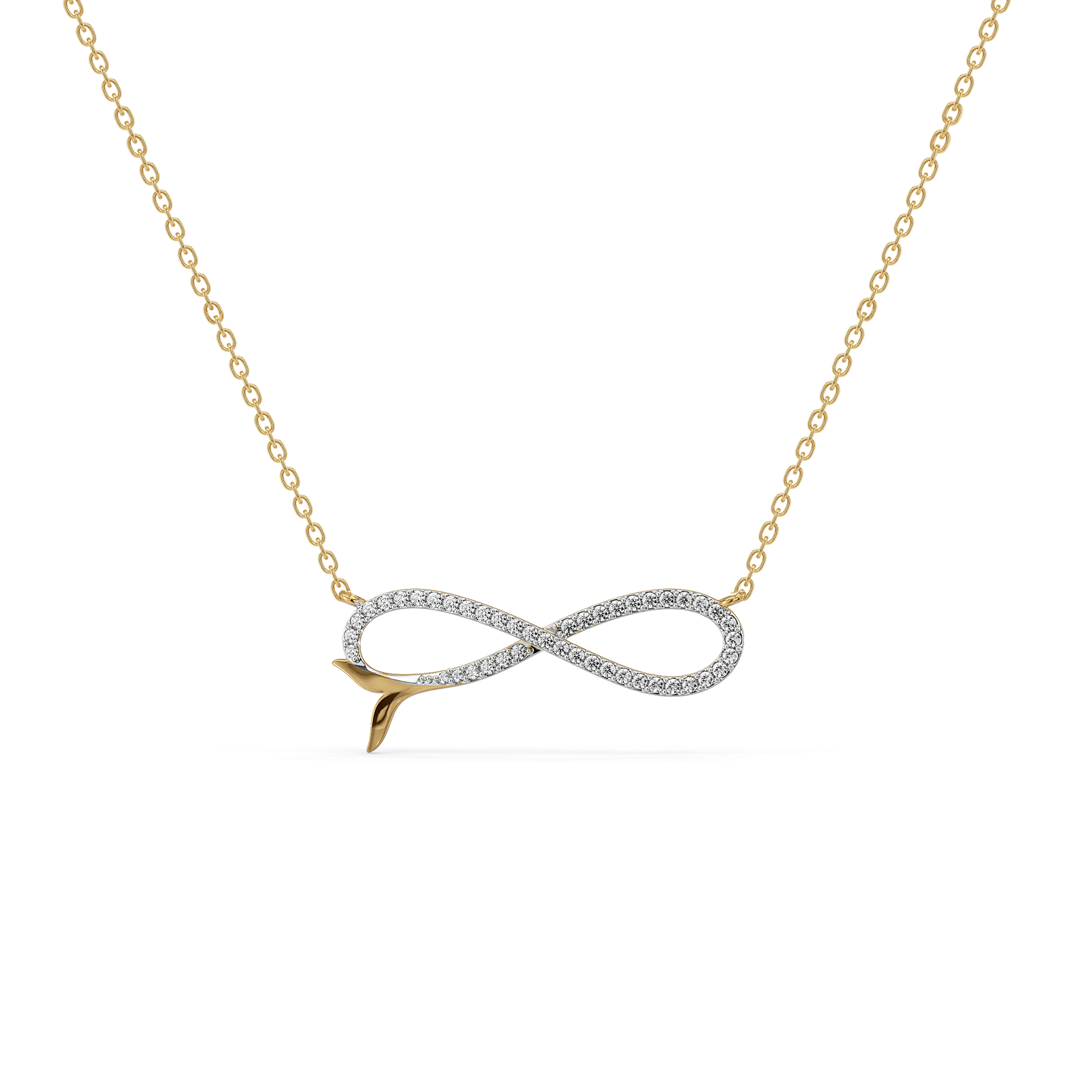 Infinity Tide - Lab Diamond Necklace Main image