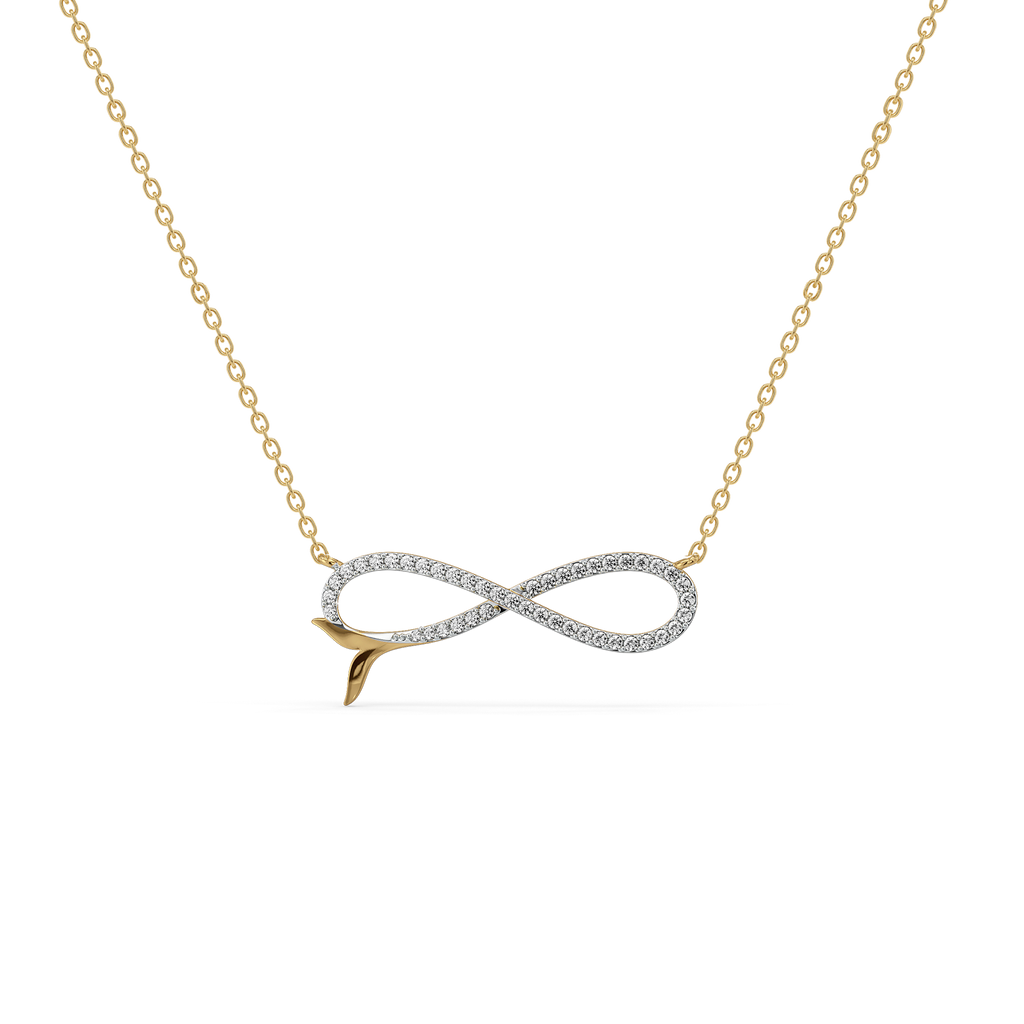 Infinity Tide - Lab Diamond Necklace